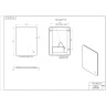 Зеркало CERSANIT ECLIPSE FUSION 60x80 с подсветкой прямоугольное 64813
